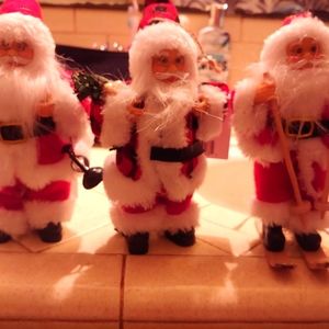 Santa ornaments
